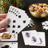 Personalized Black Fairy Playing Pokerkaarten (Insitu)
