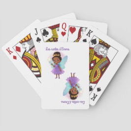 Personalized Black Fairy Playing Pokerkaarten