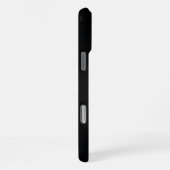 Personalized Black Lab Portrait iPhone Hoesje (Rechterkant)