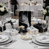 Personalized Black & White Photo Gift Bag Medium Cadeauzakje