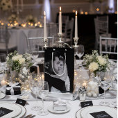 Personalized Black & White Photo Gift Bag Medium Cadeauzakje