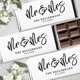 Personalized Black White Wedding