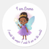 Personalized Blacry Girl Stickers (Voorkant)