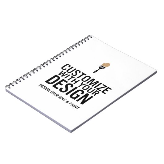 Personalized Blank Company Branded Custom  Notitieboek (Linkerzijde)