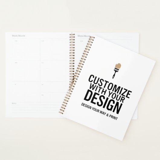 Personalized Blank Company Branded Custom Planner (Display)