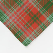 Personalized Blanket Monogram Christmas Style Fleece Deken (Hoek)