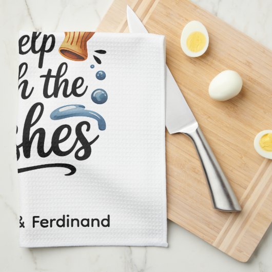 Personalized Blessed are Those who Help Wash Theedoek (Quarter Fold)