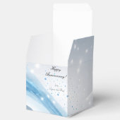 Personalized Blue Anniversary Gift Box  Bedankdoosjes (Geopend)