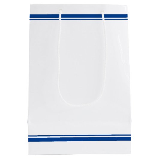 Personalized Blue Class of 2026 Graduation Medium Cadeauzakje (Achterkant)