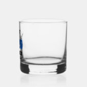 Personalized Blue Class of 2026 Graduation Whisky Glas (Links)