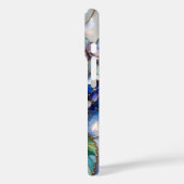 Personalized Blue Hydrangea Phone Case Floral (Achterkant / Links)