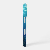 Personalized Blue Jellyfish Ocean iPhone 16 Hoesje (Rechterkant)