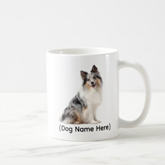 Personalized Blue Merle Sheltie I Own You Koffiemok (Rechts)