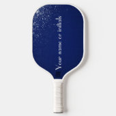 Personalized Blue Pickleball Paddle (Voorkant)