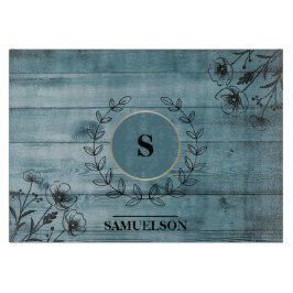 Personalized Bluewood Kitchen Cutting Board Snijplank