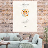 Personalized Boho Leo Zodiac Constellation Poster