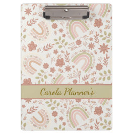 Personalized Boho Rainbow  Klembord