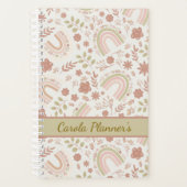 Personalized Boho Rainbow Planner (Voorkant)