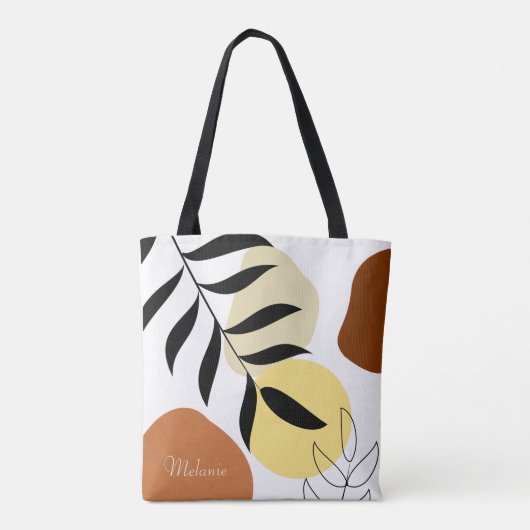 Personalized Boho Tote Bags Bag (Achterkant)