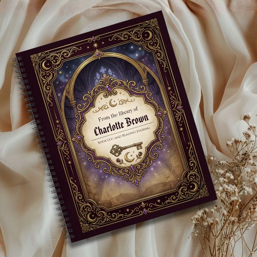 Personalized Book Log Fantasy Reading Journal Notitieboek
