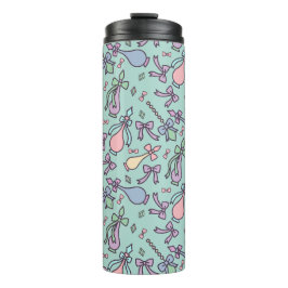 Personalized Bookish Girly Cute Bow Name Perfume Thermosbeker