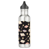 Personalized Bookish Girly Cute Dark Magic Name Waterfles (Links)