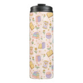 Personalized Bookish Girly Magic Pink Cute Name Thermosbeker (Voorkant)