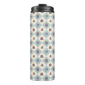 Personalized Bookish Girly Tumbler Wizard Blue Thermosbeker (Voorkant)