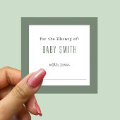 Personalized Bookplate Stickers