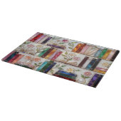 Personalized Bookshelf Kitchen Cutting Board Snijplank (Hoek)