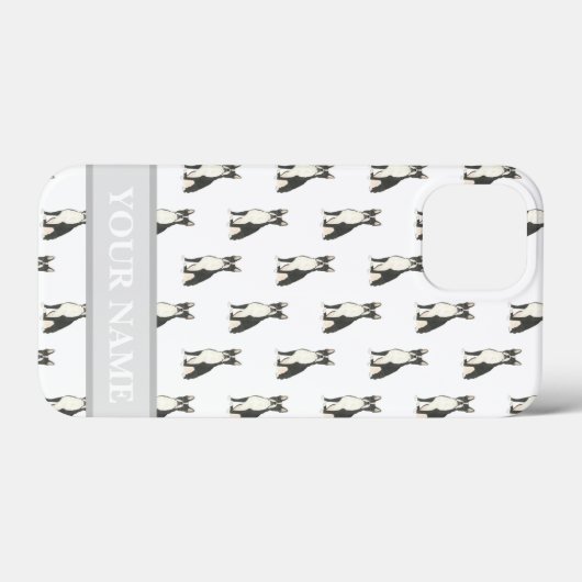 Personalized Boston Terrier Frenchton Case-Mate iPhone Case (Achterkant (horizontaal))