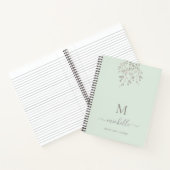 Personalized Botanical Sage Gratitude Journal Notitieboek (Binnen)