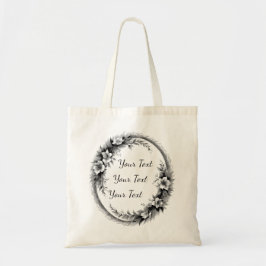 Personalized Botanical Wildflower Tote Tote Bag