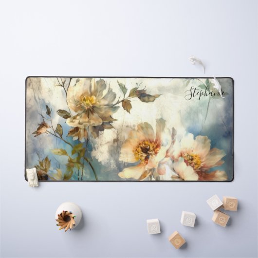 Personalized Botanical Workspace Bureaumat (Kindertafel)