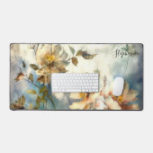 Personalized Botanical Workspace Bureaumat (Keyboard & Muis)
