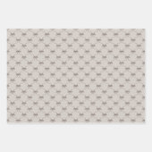 Personalized Bow Wavy Frame Photo Graduation Inpakpapier Vel (Voorkant 2)