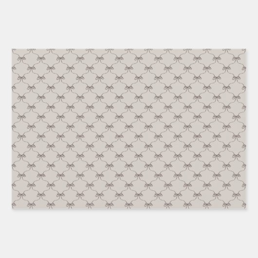 Personalized Bow Wavy Frame Photo Graduation Inpakpapier Vel (Voorkant 2)