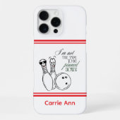Personalized Bowler Phone Case iPhone Hoesje (Achterkant)