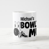 Personalized Bowling Mug Gift Jumbo-Tasse Grote Koffiekop (Voorkant)
