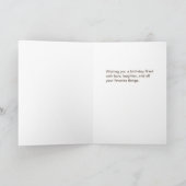 Personalized Boxer Birthday Card, boxer lover card Kaart (Binnen)