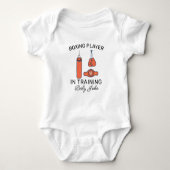 Personalized Boxing Name - Box Player in Training Romper (Voorkant)