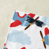 Personalized Boy Airplanes Strandlaken (In situ)