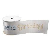 Personalized Boy Birthday Party  Satijnen Lint (Spoel)
