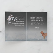 Personalized Boykin Christmas Feestdagen Kaart (Binnen)