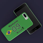 Personalized Brasil Soccer Legend Jersey Number Case-Mate iPhone Case