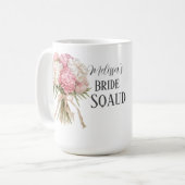 Personalized Bride Squad Coffee Mug Koffiemok (Voorkant links)