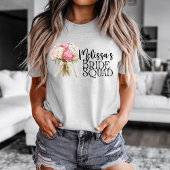 Personalized Bride Squad T-shirt