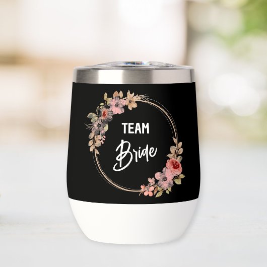 Personalized Bride Water Glass - Custom Wedding 