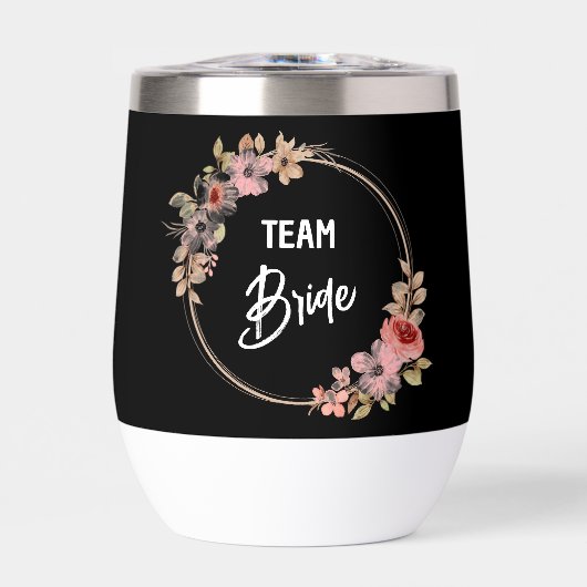 Personalized Bride Water Glass - Custom Wedding  (Voorkant)