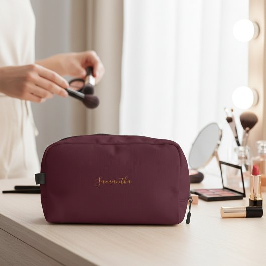 Personalized Bridesmaid Makeup Bag Toilettasje